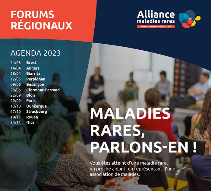 Forums régionaux organisés par l'Alliance maladies rares