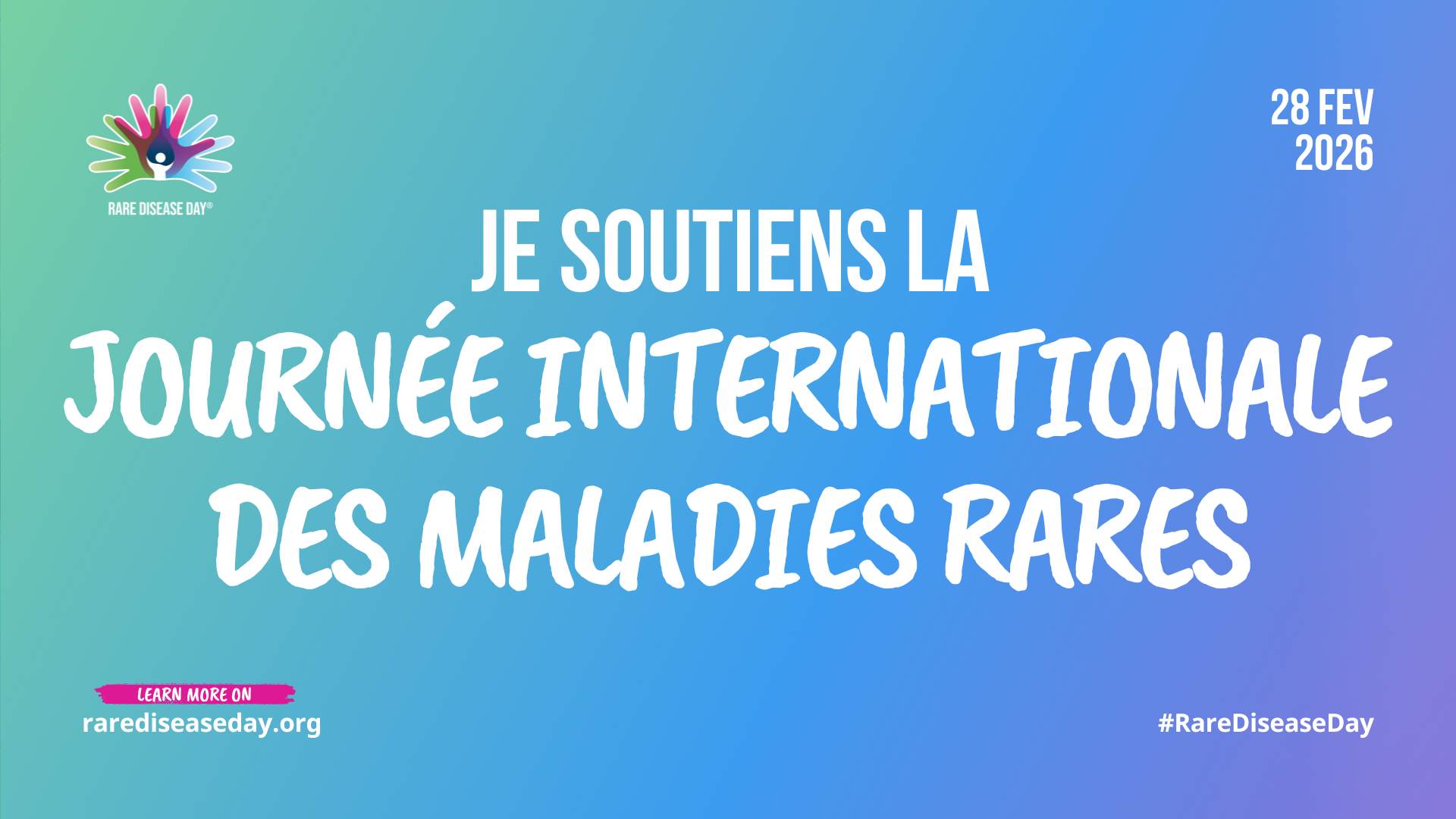 Samedi 28 février 2026,  c’est la Journée Internationale des Maladies Rares !